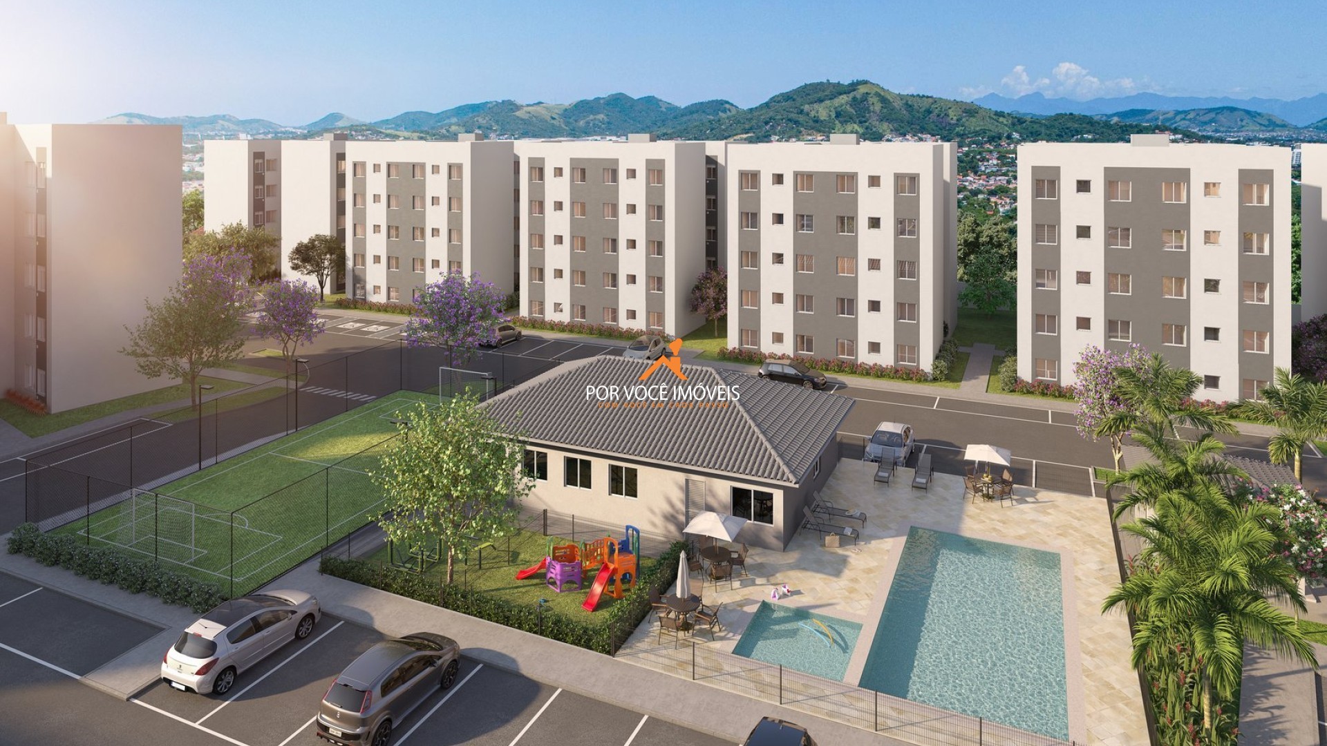 Apartamento com 2 quartos no Condomínio Moinho