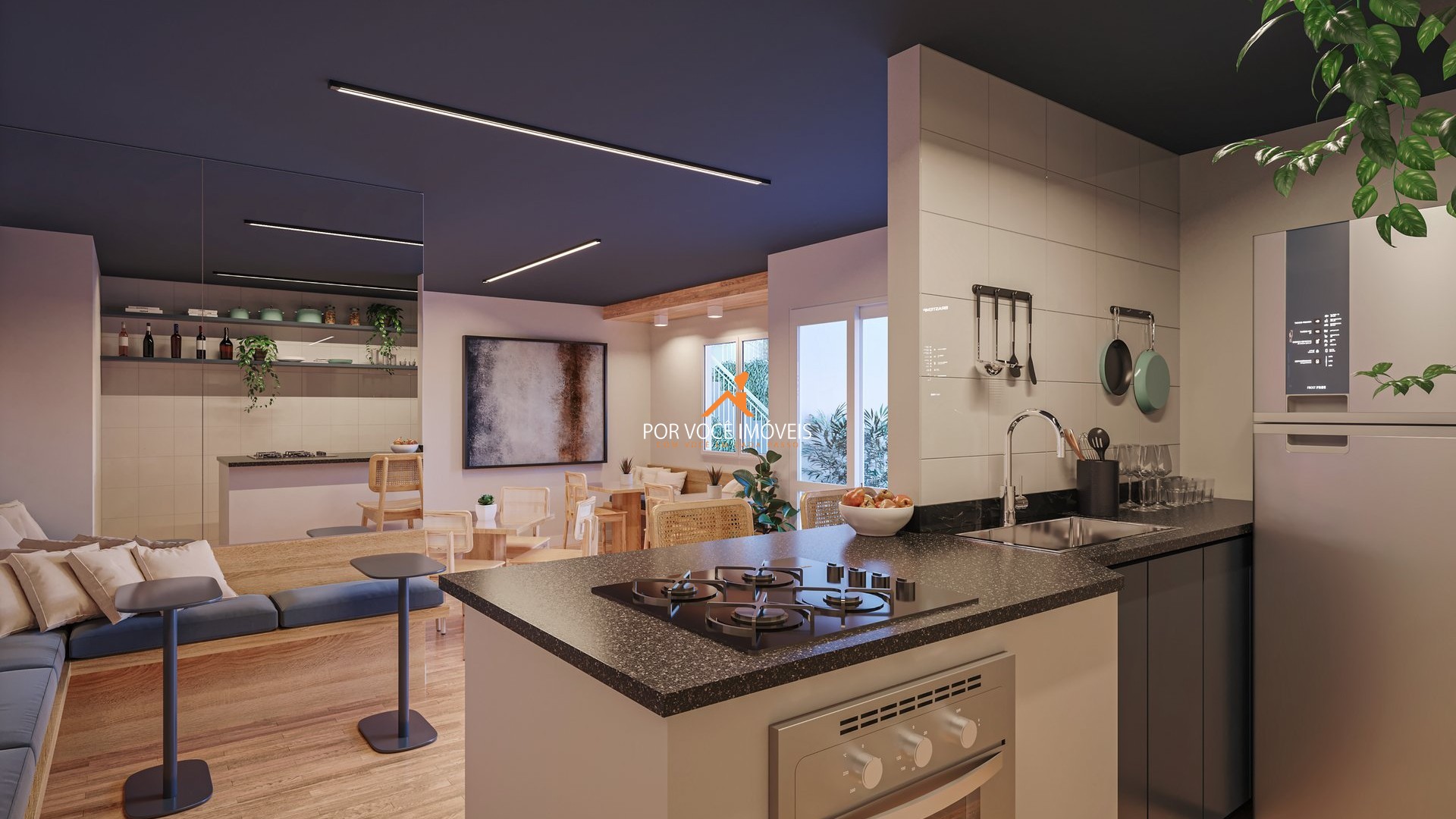 Apartamento com uma Suíte no condomínio Villa Santé