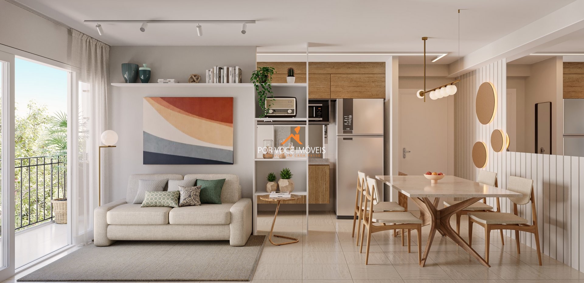 Apartamento com uma Suíte no condomínio Villa Santé