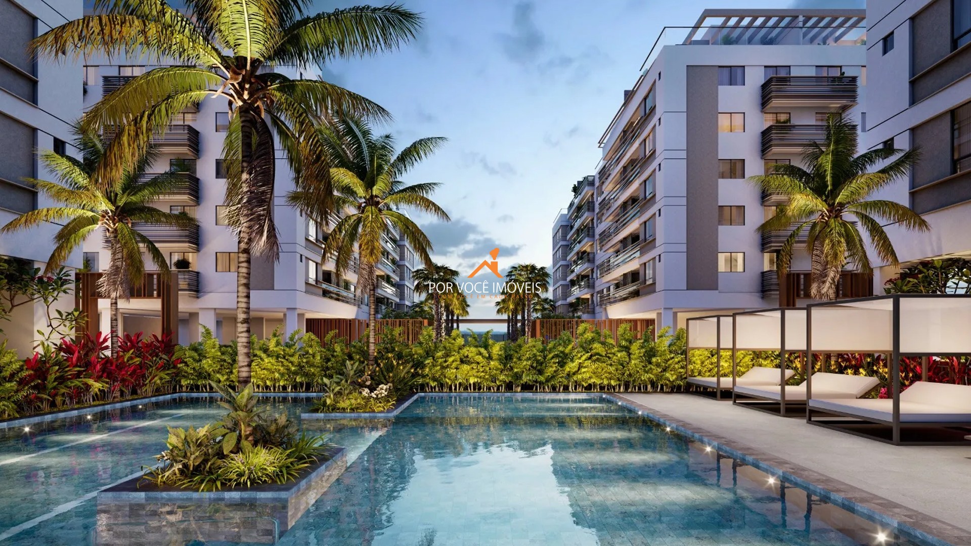 Apartamento com 2 quartos no Condomínio Kauai Pontal Oceânico