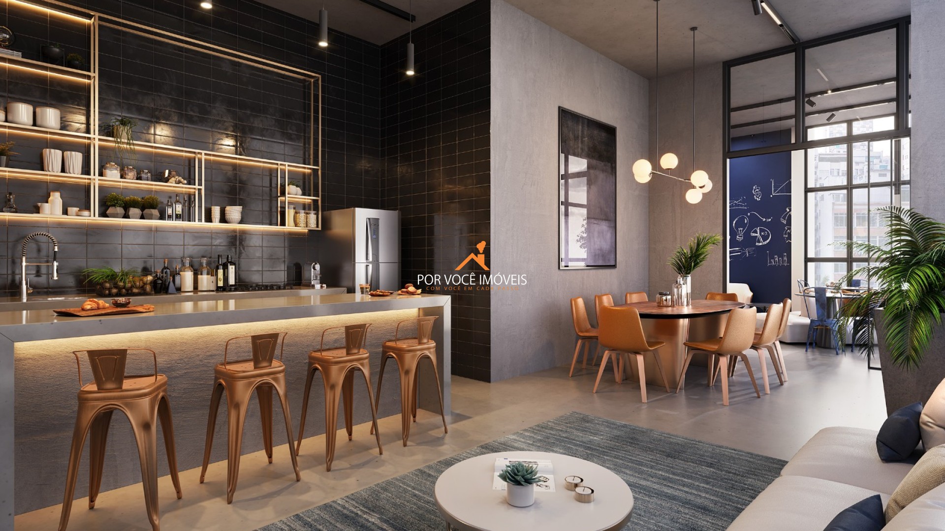 Studio com 39m² no Condomínio ONLIFE