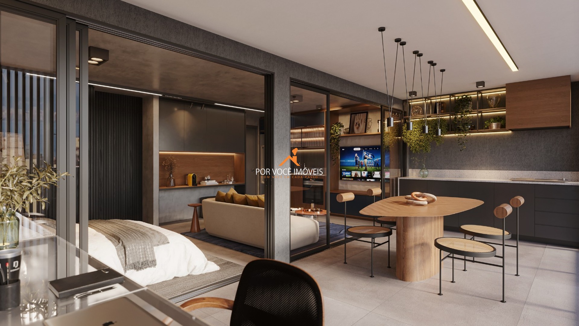 Studio com 39m² no Condomínio ONLIFE