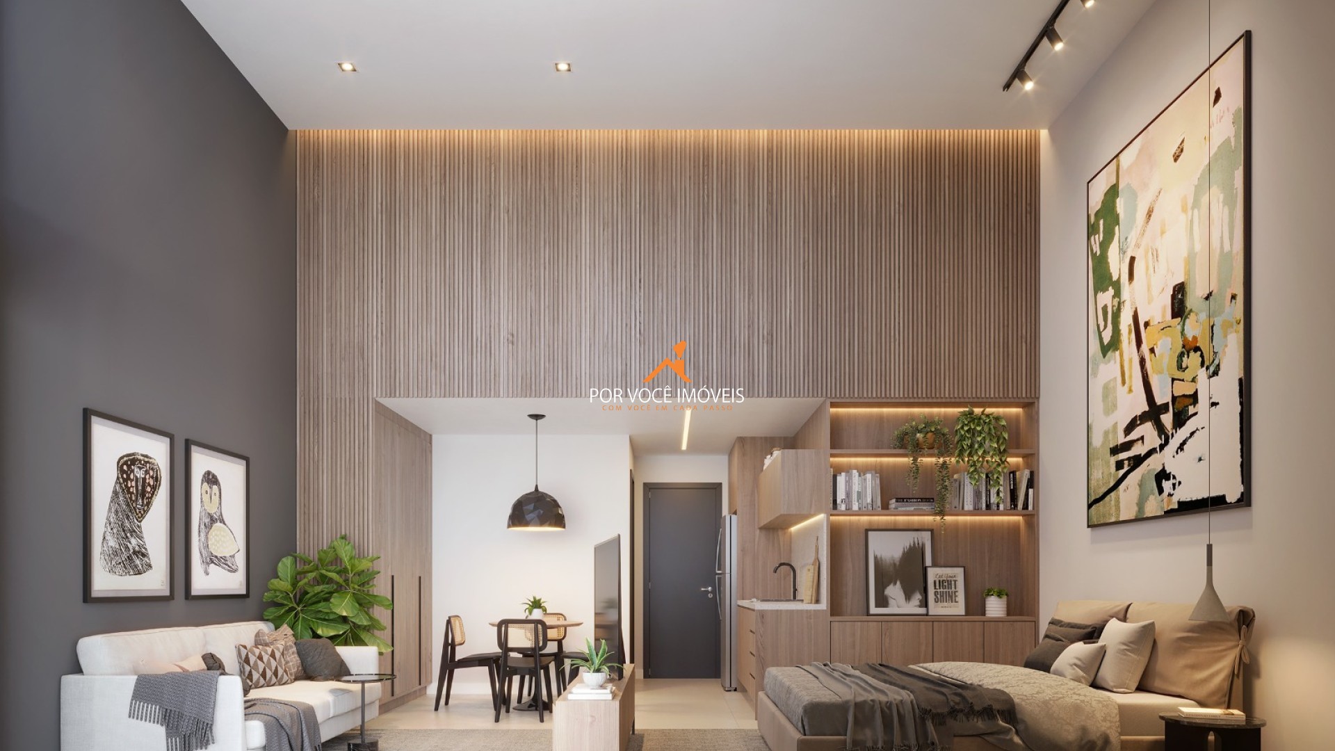 Studio com 39m² no Condomínio ONLIFE