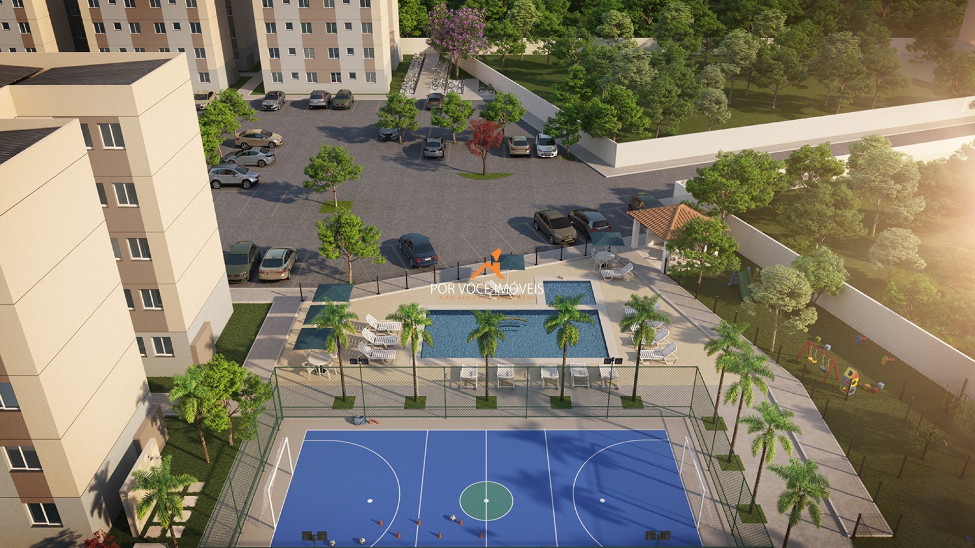 Apartamento para venda no condomínio Jardins do Brito