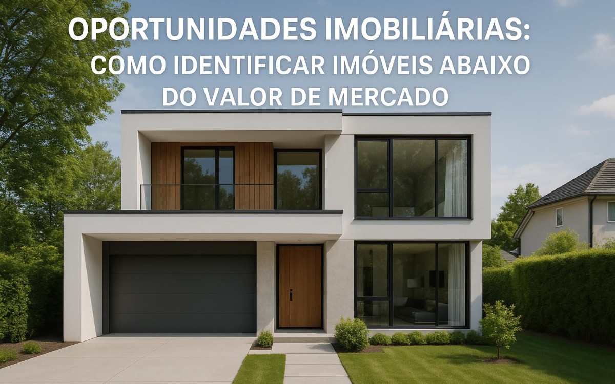 Oportunidades imobiliárias como identificar imóveis abaixo do valor de mercado